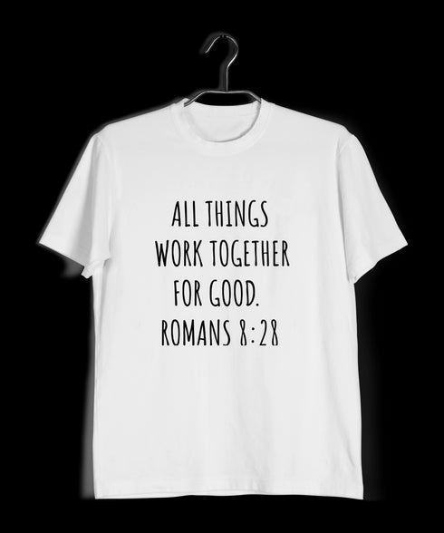 All things work together 8:28 Web Series Christianity,Manifest Mens TShirts